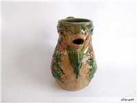 پارچ سرامیکی کمیاب گوزن و شیر قدیمی زیبا 