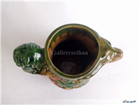 پارچ سرامیکی کمیاب گوزن و شیر قدیمی زیبا 