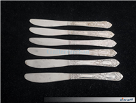 6 عدد چاقوی قدیمی STAINLESS با طرح زیبا 