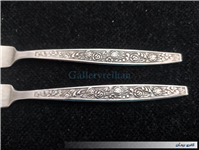 2چاقوی کره خوری قدیمی STAINLESS با طرح گل