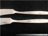 2چاقوی کره خوری قدیمی STAINLESS با طرح گل