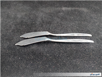 2چاقوی کره خوری قدیمی STAINLESS با طرح گل
