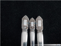 3 عدد چاقوی قدیمی STAINLESS مدل کتیبه ای
