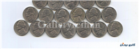 28 عدد سکه 5 سنت 1978 الی 2003 آمریکا