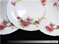 3دیوارکوب چینی گل سرخی قدیمی
