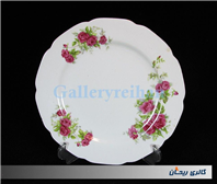 دیوارکوب چینی گل سرخی قدیمی KPM