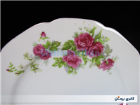 دیوارکوب چینی گل سرخی قدیمی KPM