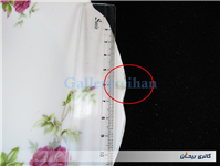دیوارکوب چینی گل سرخی قدیمی KPM