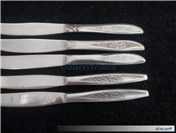5 عدد چاقوی قدیمی STAINLESS با طرح گندم 
