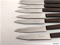 9 عدد چاقوی قدیمی STAINLESS با دسته خاص