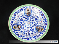 دیوارکوب قدیمی نقاشی کاردست قلم آبی جدید
