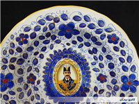 دیوارکوب قدیمی نقاشی کاردست قلم آبی جدید