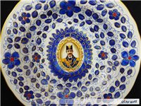 دیوارکوب قدیمی نقاشی کاردست قلم آبی جدید
