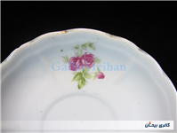 دیوارکوب یا زیرفنجانی گل سرخی قدیمی