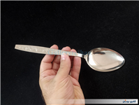قاشق قدیمی مخصوص آجیلSTAINLESS طرح گل