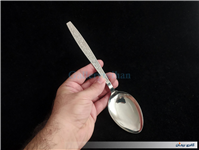 قاشق قدیمی مخصوص آجیلSTAINLESS طرح گل