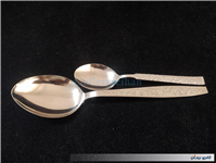قاشق قدیمی مخصوص آجیلSTAINLESS طرح گل