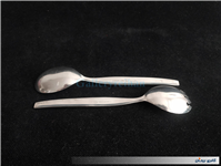 قاشق و چنگال قدیمی سالاد بزرگ STAINLESS