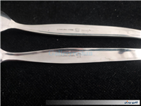قاشق و چنگال قدیمی سالاد بزرگ STAINLESS