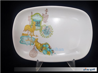 دیس قدیمی ملامین طرح دریایی