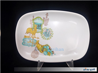 دیس قدیمی ملامین طرح دریایی
