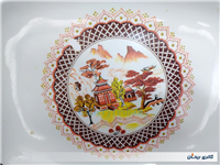 دیس قدیمی ملامین طرح زیبا ژاپنی