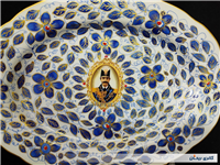 دیوارکوب قدیمی نقاشی کاردست قلم آبی جدید