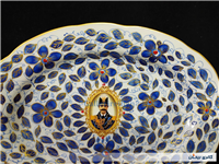 دیوارکوب قدیمی نقاشی کاردست قلم آبی جدید
