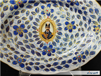 دیوارکوب قدیمی نقاشی کاردست قلم آبی جدید