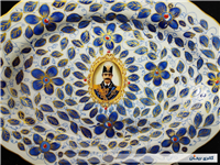 دیوارکوب قدیمی نقاشی کاردست قلم آبی جدید