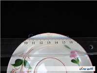 دیوارکوب یا نعلبکی روسی کاردست طرح گل