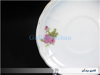 دیوارکوب یا زیرفنجانی گل سرخی قدیمی 