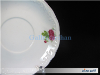 دیوارکوب یا زیرفنجانی گل سرخی قدیمی 