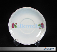دیوارکوب یا زیرفنجانی گل سرخی قدیمی 