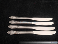 4 عدد چاقوی قدیمی STAINLESS با طرح خاص
