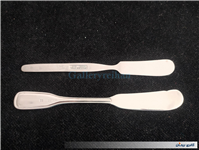 2 چاقو کره خوری قدیمی زیبا دو طرح مختلف 