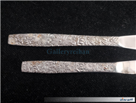 جفت چاقو قدیمی و زیبا گل در دو سایز