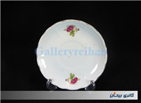 دیوارکوب یا زیرفنجانی گل سرخی قدیمی 