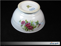 کاسه چینی قدیمی گل سرخی زیبا