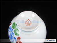 کاسه روسی نقاشی دست قدیمی طرح گل سیب