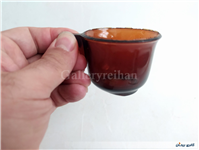 3 عدد فنجان قدیمی و زیبا رنگ عسلی 