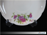 دیوارکوب یا زیرفنجانی گل سرخی قدیمی 
