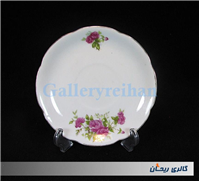 دیوارکوب یا زیرفنجانی گل سرخی قدیمی 