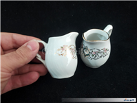 جفت سس خوری یا شکر ریز چینی قدیمی زیبا 