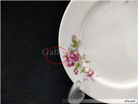 دیوارکوب چینی گل سرخی قدیمی