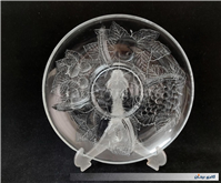 اردو خوری قدیمی بلوری زیبا طرح میوه 