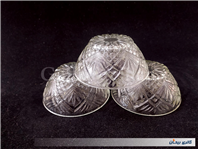 3 عدد کاسه بلوری قدیمی بسیار زیبا 