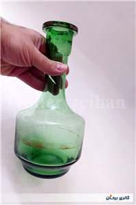تنگ دوغ خوری قدیمی زیبا ایرانی و سبز رنگ 