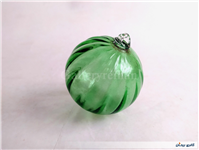 گوی شیشه ای درخت کریسمس طرحدار سبز