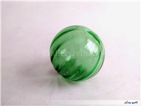 گوی شیشه ای درخت کریسمس طرحدار سبز